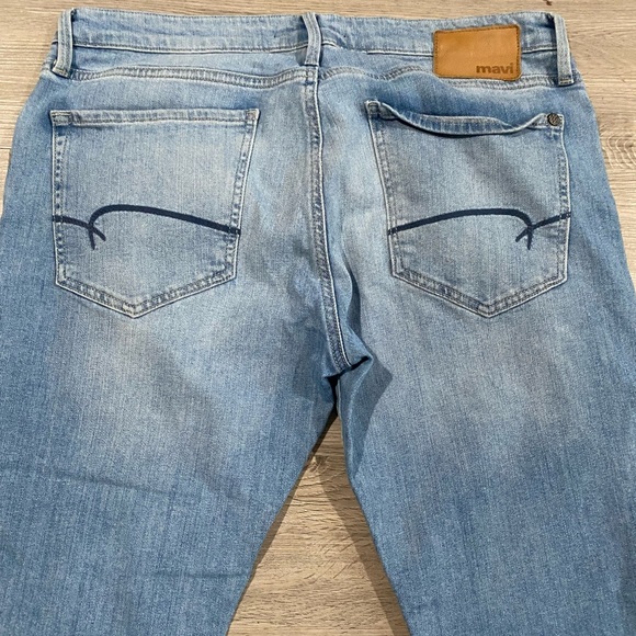 Mavi Jake Slim Leg Light Jeans 35/28 - Picture 8 of 8